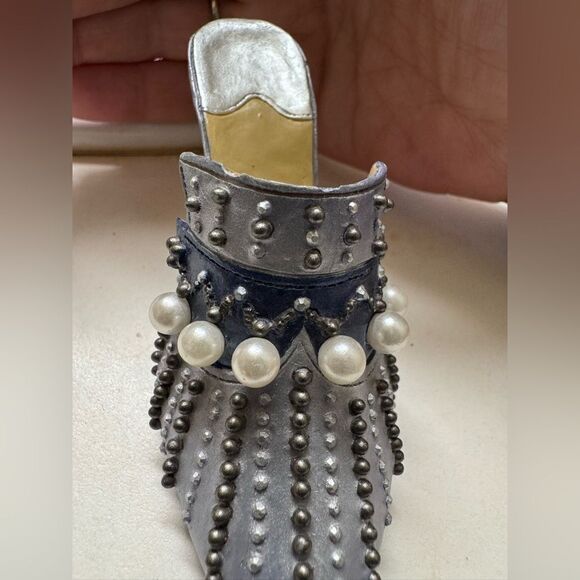 Vintage Mini Shoe Collection Porcelain China Pottery Shoe - Picture 7 of 9